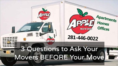 The 3 questions to ask your movers
