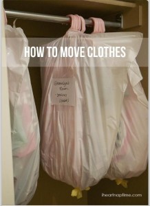 dresses in trash bags