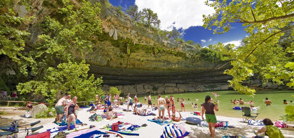 Hamilton Pool Panorama via photopin