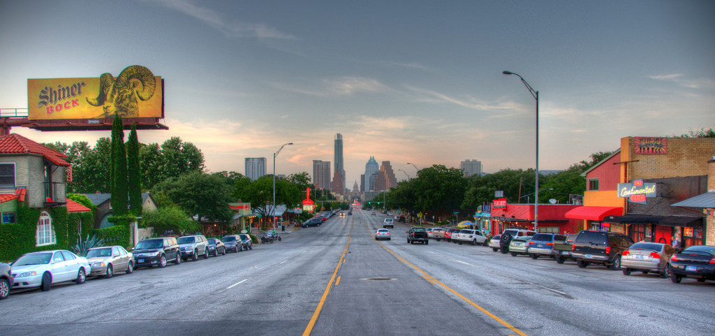 Travis Heights borders the SoCo area, which is home to some of the best shops and restaurants in Austin. Photo credit Flickr user Justin Jensen.