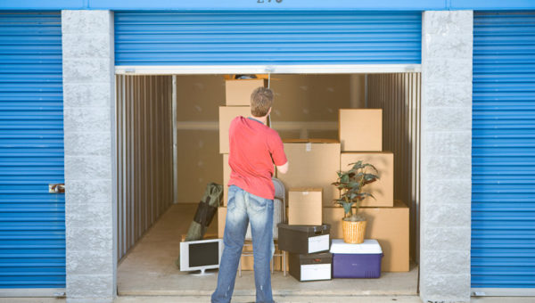 Storage: Closing the Storage Unit Door