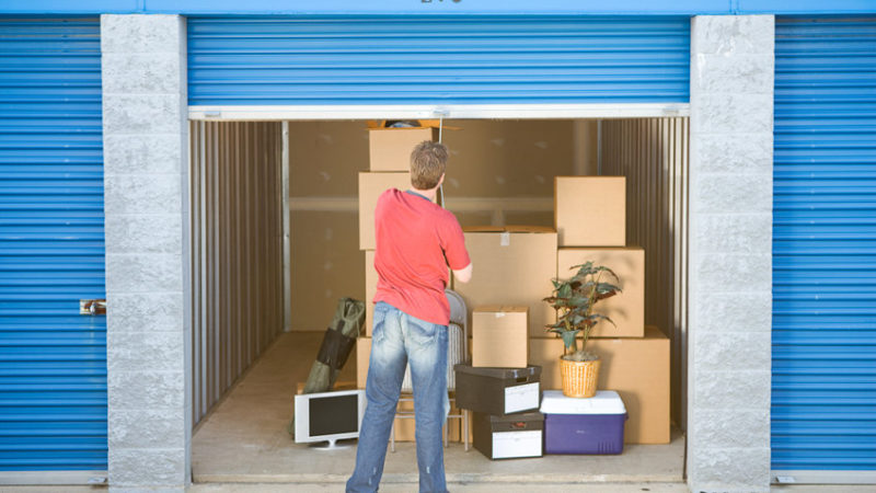 Storage: Closing the Storage Unit Door