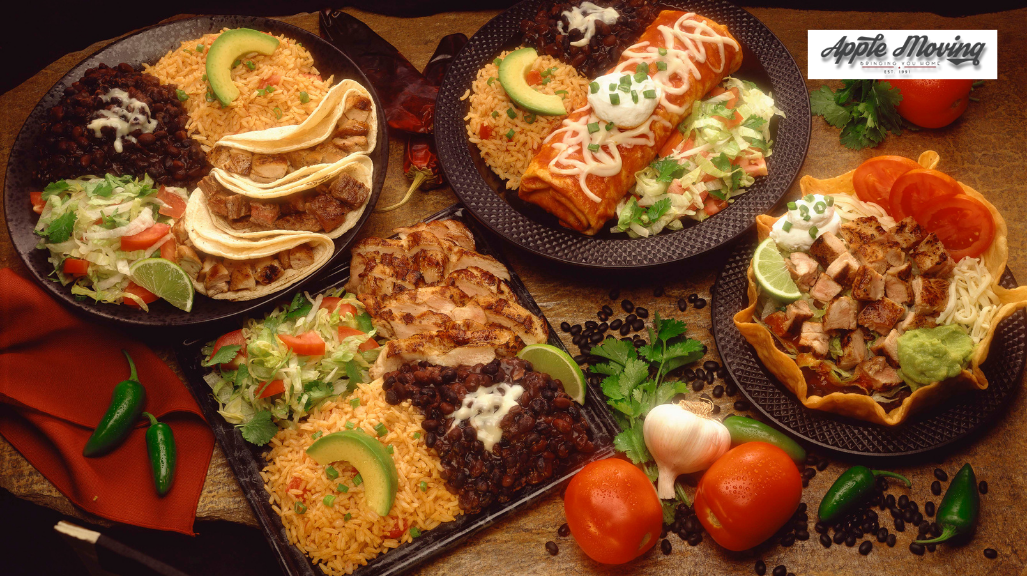 assorted Mexican foods